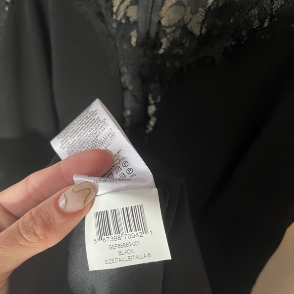 BCBGeneration Black Lace Cocktail Dress | Size 6 | Short | Worn Once | Perfect - Picture 9 of 10